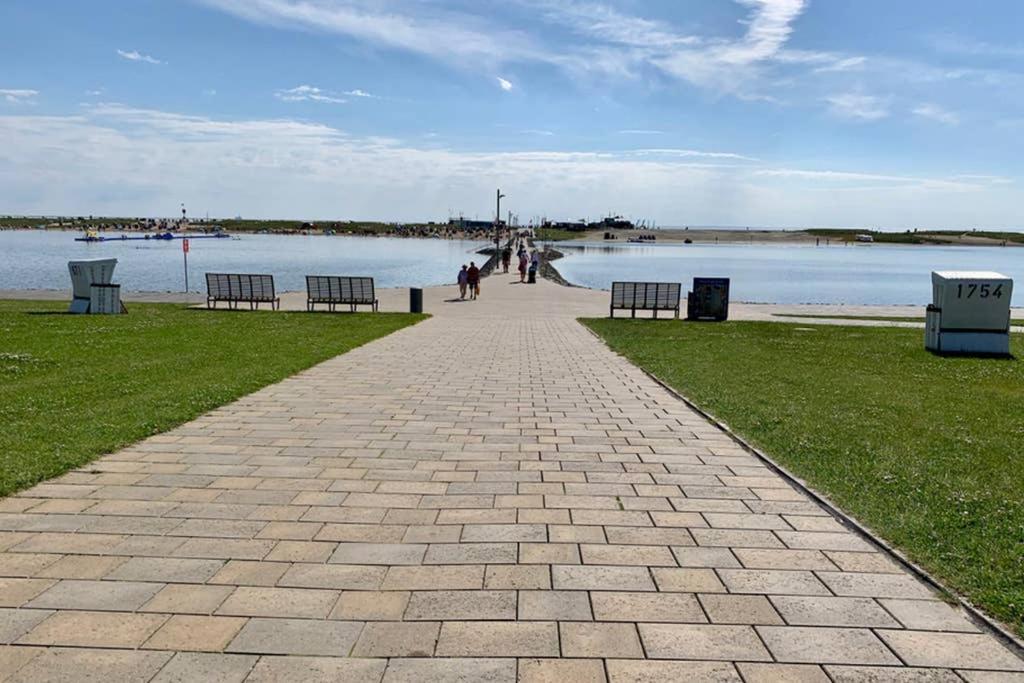 Nordseeglueck In Buesum Nahe Familienlagune 외부 사진